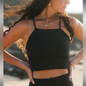 Nani Swimwear Black Strappy Midkini